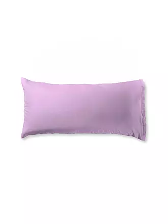 FLEURESSE | Satin-Kissenbezug "Royal Uni" 2-er 40x80cm (Vanille) | lila